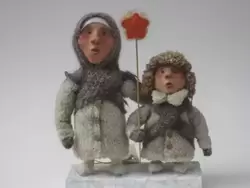 Куклы, изображающие колядующих, – экспонаты Галереи кукол Варвары Скрипкиной в Санкт-Петербурге Куклы, изображающие колядующих, – экспонаты Галереи кукол Варвары Скрипкиной в Санкт-Петербурге