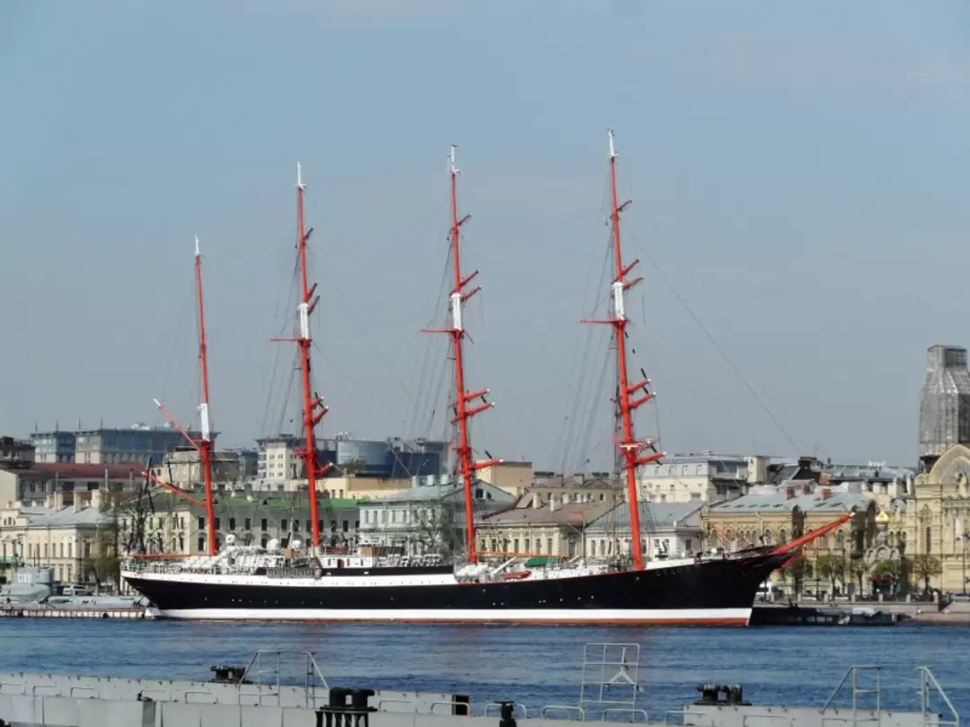 Барк «Седов» перед кругосветным походом