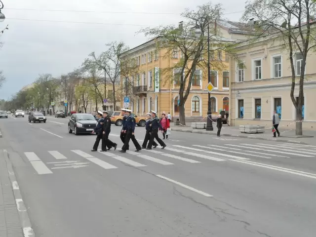 Проспект Ленина в Кронштадте