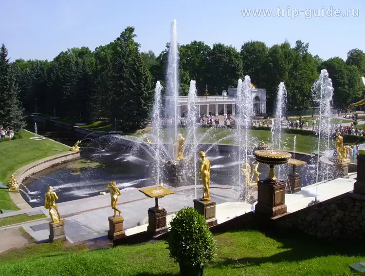 Петергоф, Большой каскад