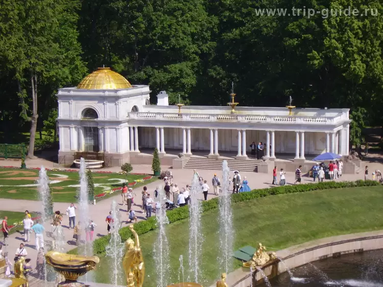 Воронихинская колоннада, Петергоф