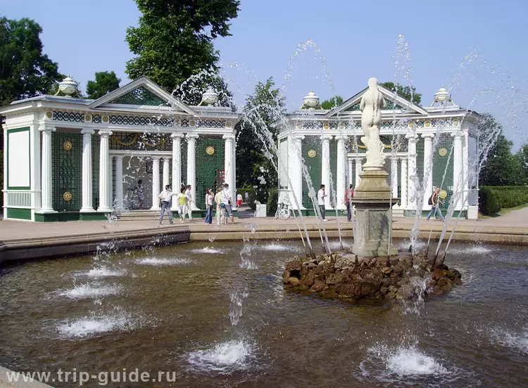 Трельяжные беседки, Петергоф