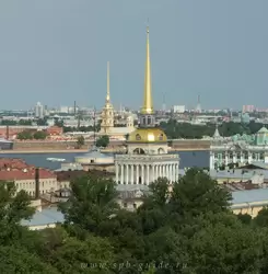 Вид со смотровой площадки Исаакиевского собора на Адмиралтейство и Петропавловскую крепость Вид со смотровой площадки Исаакиевского собора на Адмиралтейство и Петропавловскую крепость