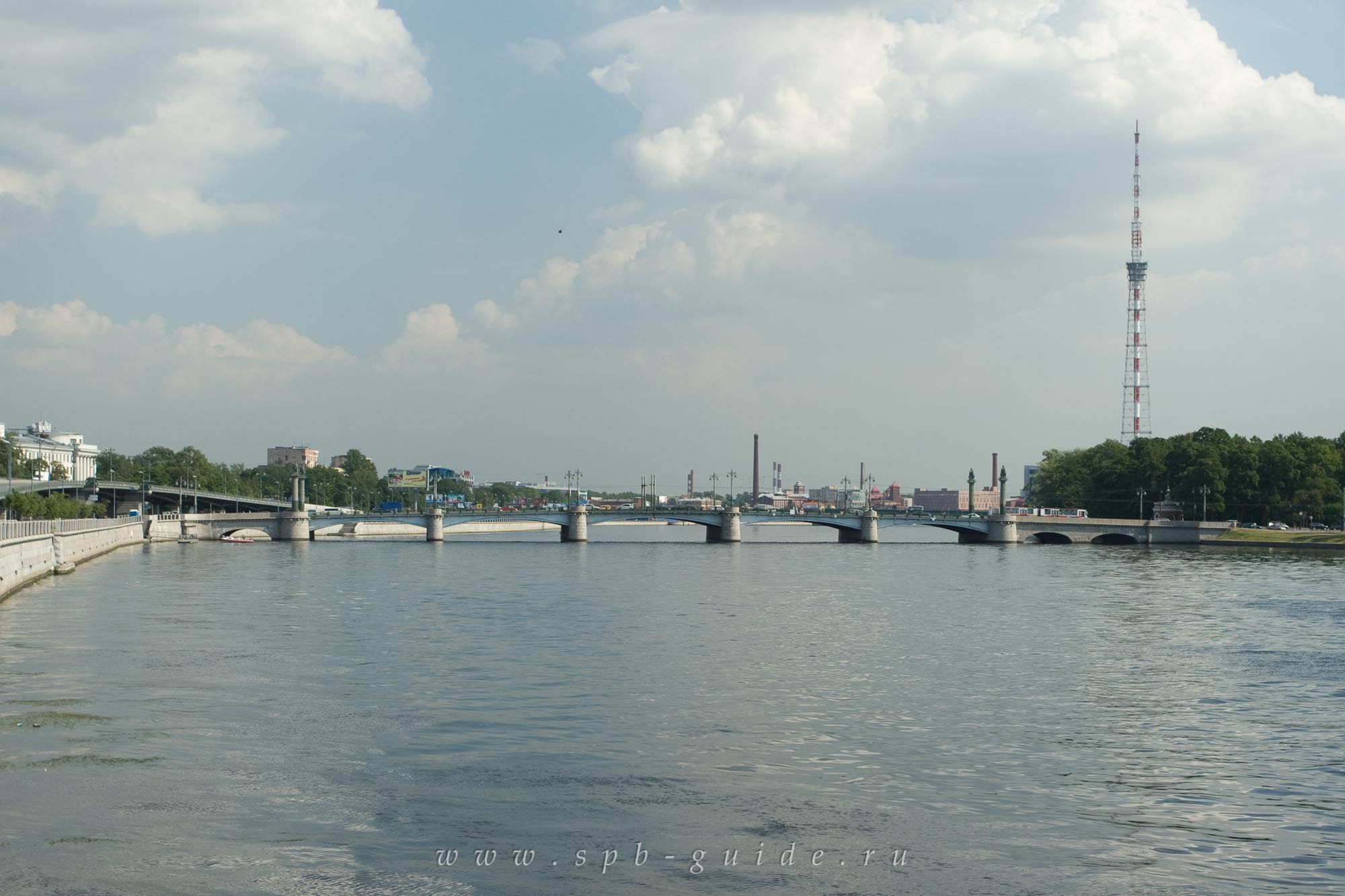 Ушаковский мост и телебашня, фото
