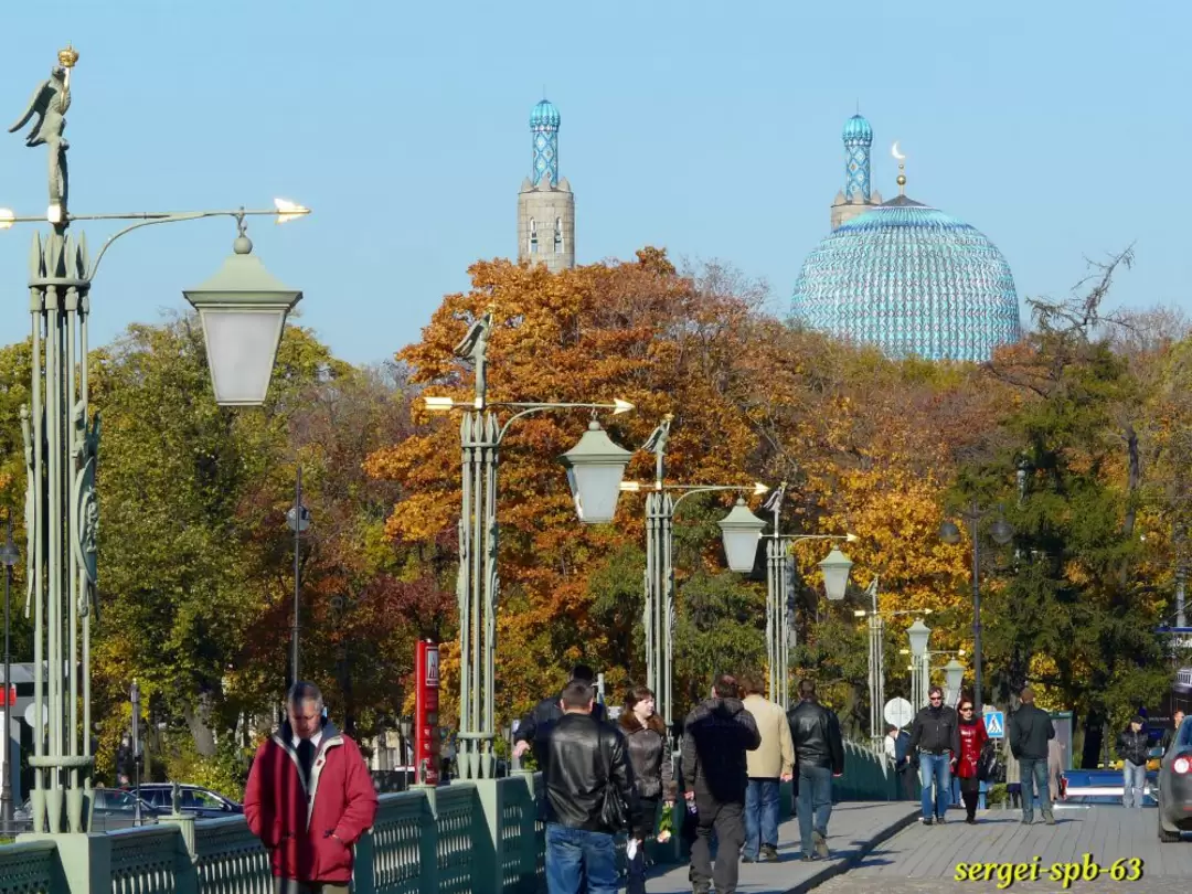 Фонари на Иоанновском мосту
