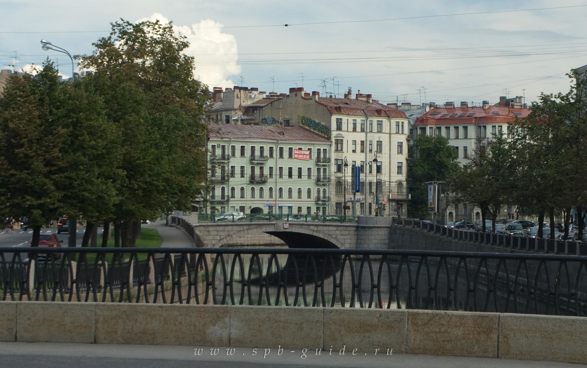 Река Карповка в Санкт-Петербурге