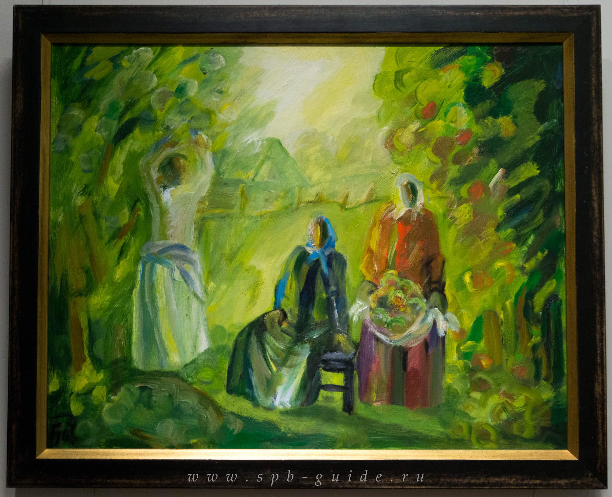 Геля Писарева «Сбор яблок», 2007 г.