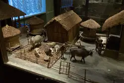 Макет бенгальской деревни Макет бенгальской деревни