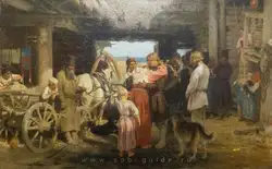 Картина «Проводы новобранца», Илья Репин Картина «Проводы новобранца», Илья Репин