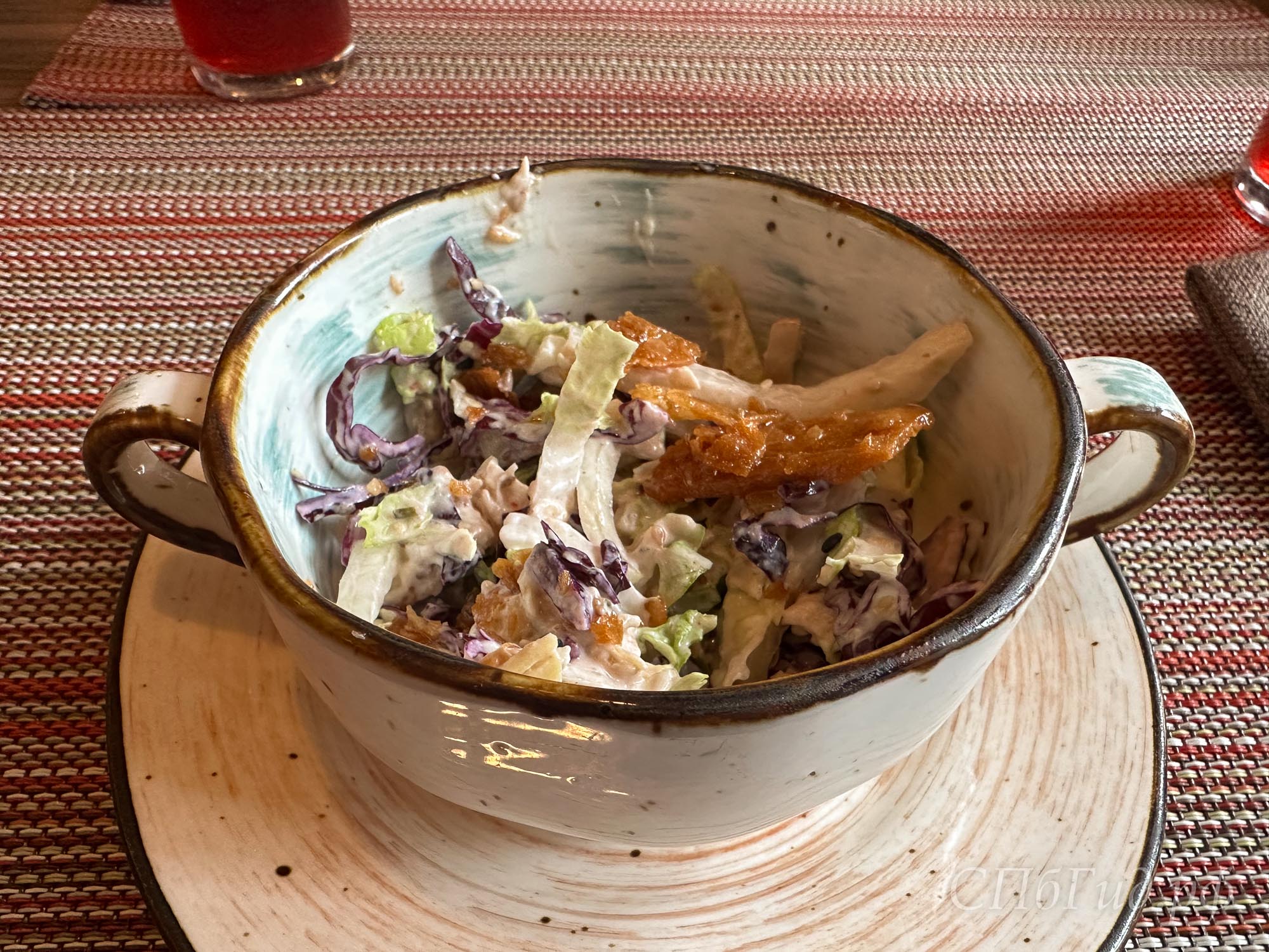Ресторан «Кинза», бизнес-ланч, салат