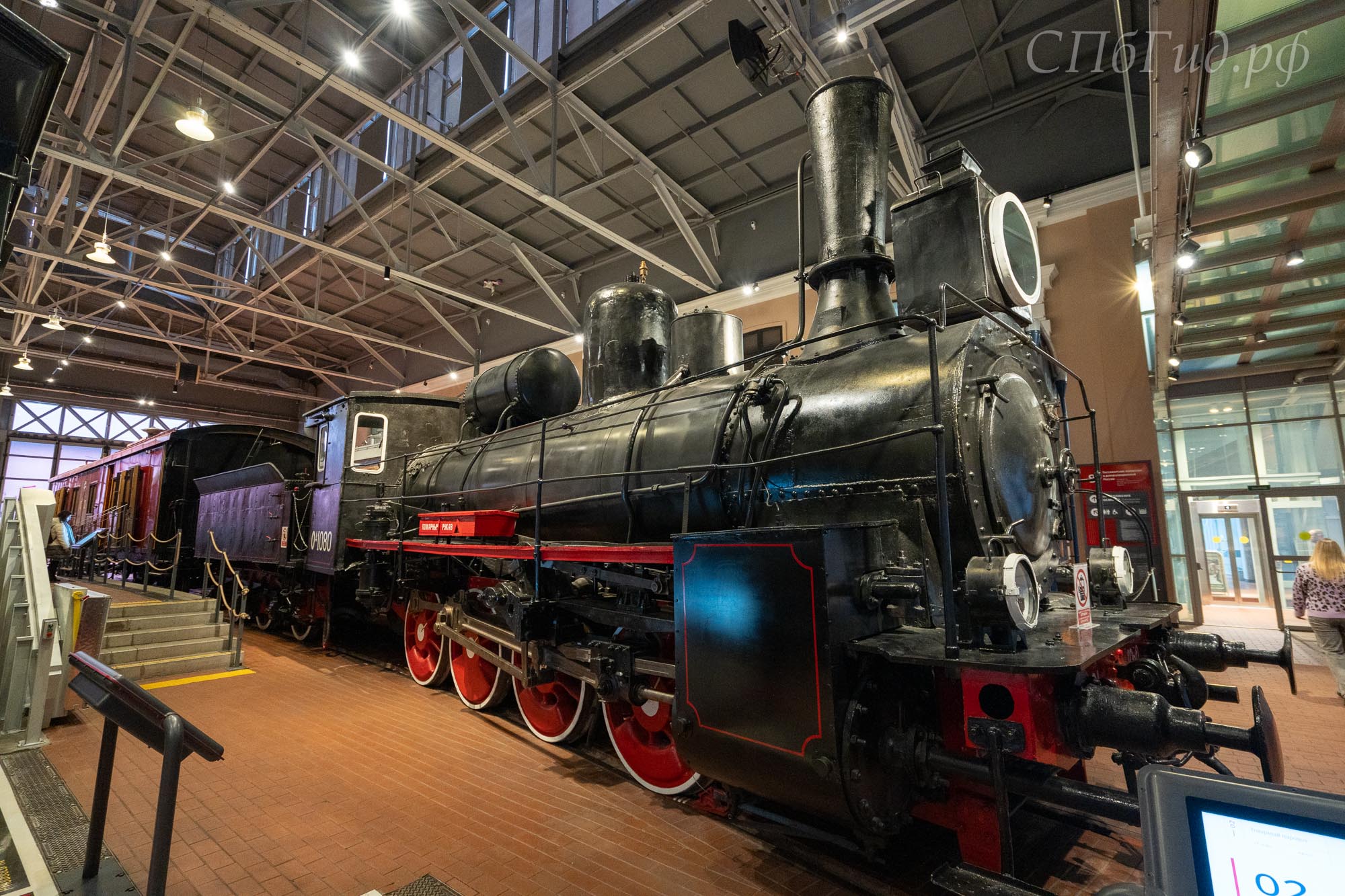 Товарный паровоз ОД 1080, Железнодорожный музей в Санкт-Петербурге