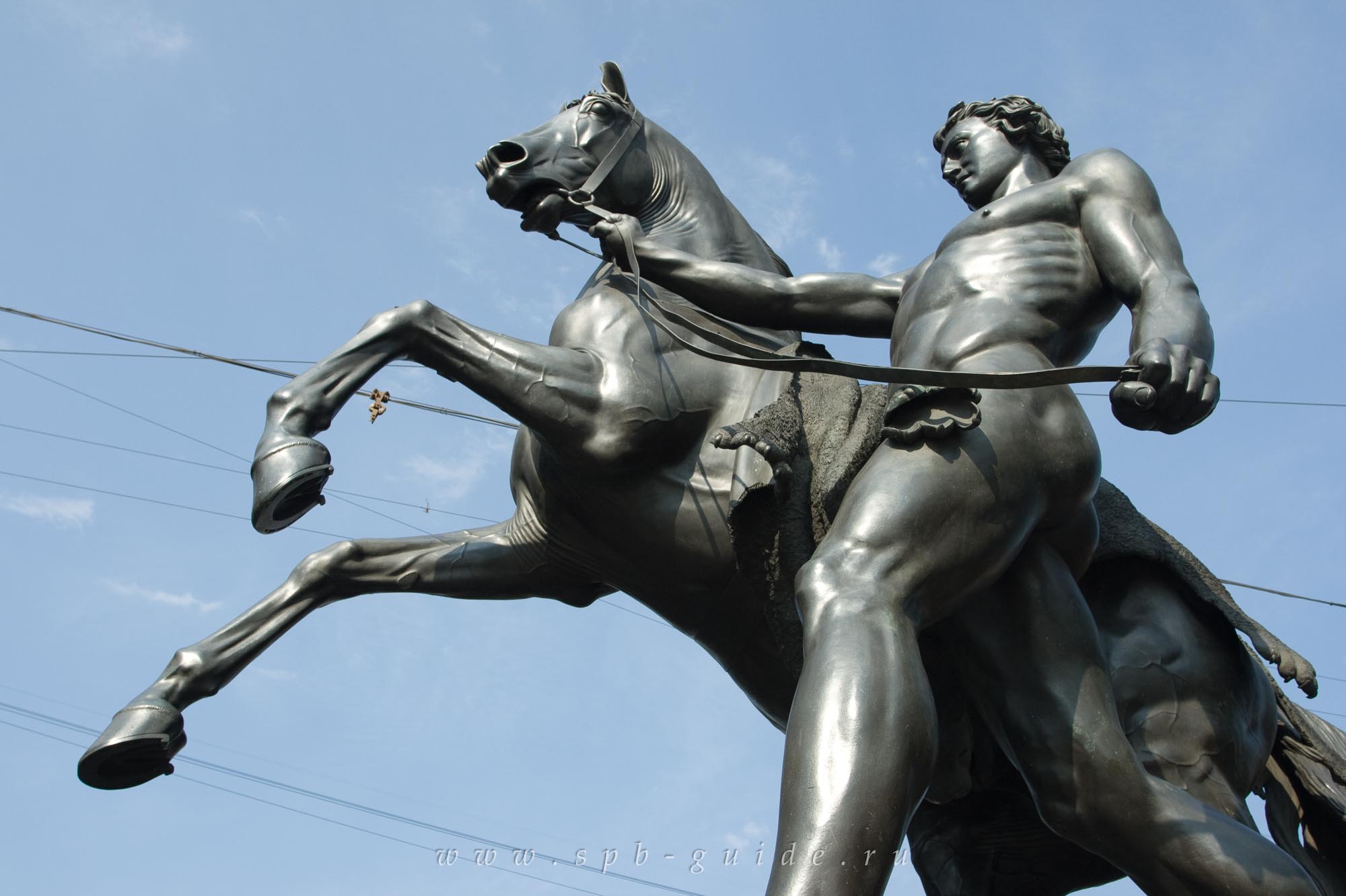 Река Фонтанка, Аничков мост в Санкт-Петербурге