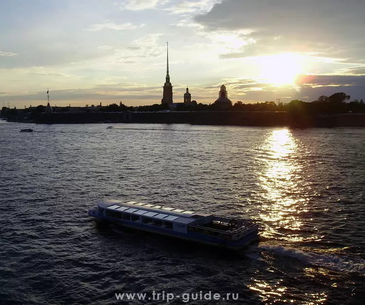 Петропавловская крепость, закат