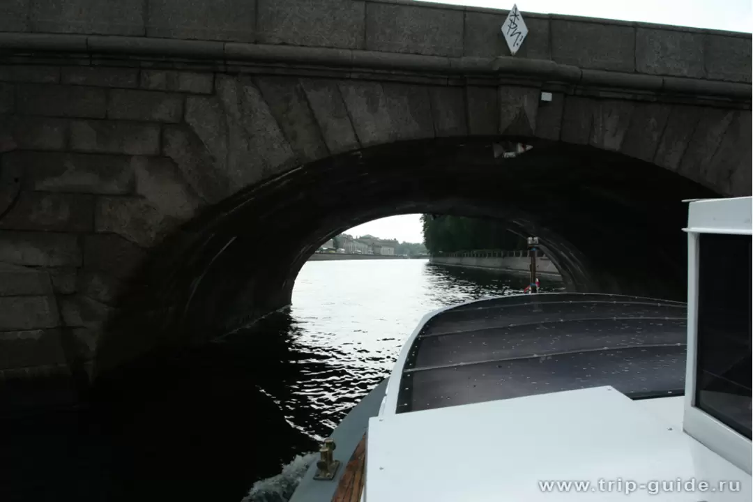 Прачечный мост у истока Фонтанки из Невы
