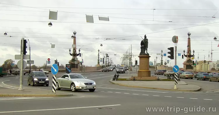 Вид на Троицкий мост