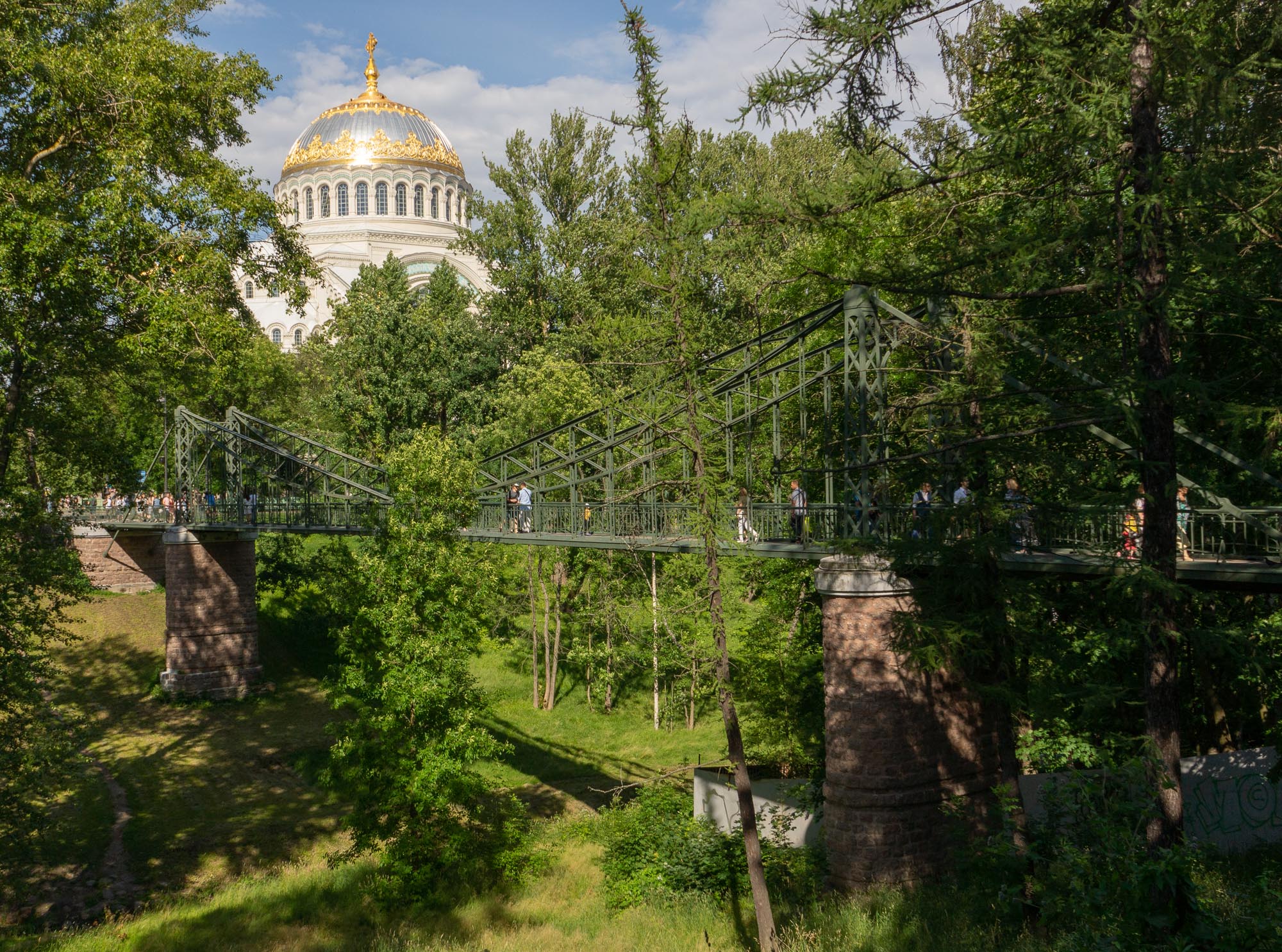 Макаровский мост в Кронштадте