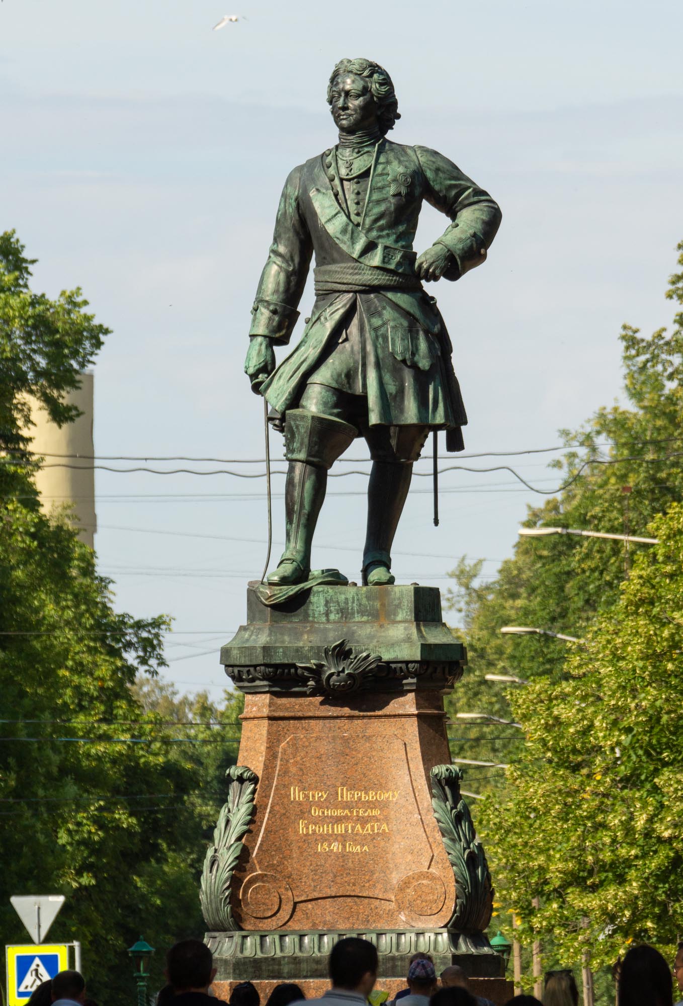 Памятник Петру I в Кронштадте