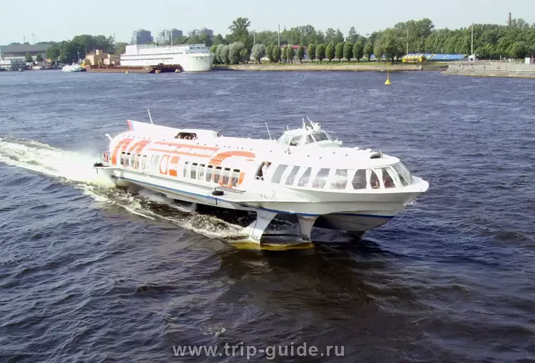 Метеор до Петергофа на Неве