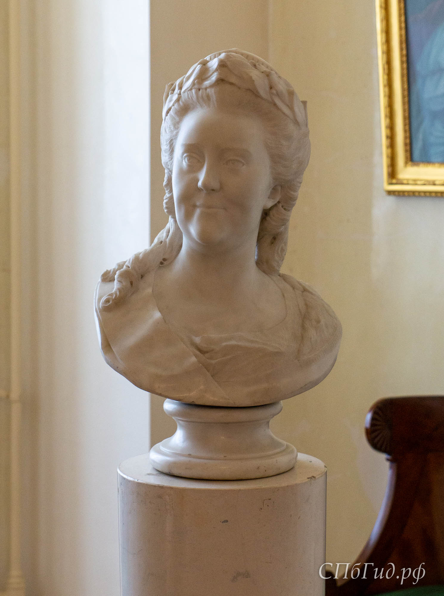 Екатерина II — мраморная скульптура, автор Шубин Ф.И.