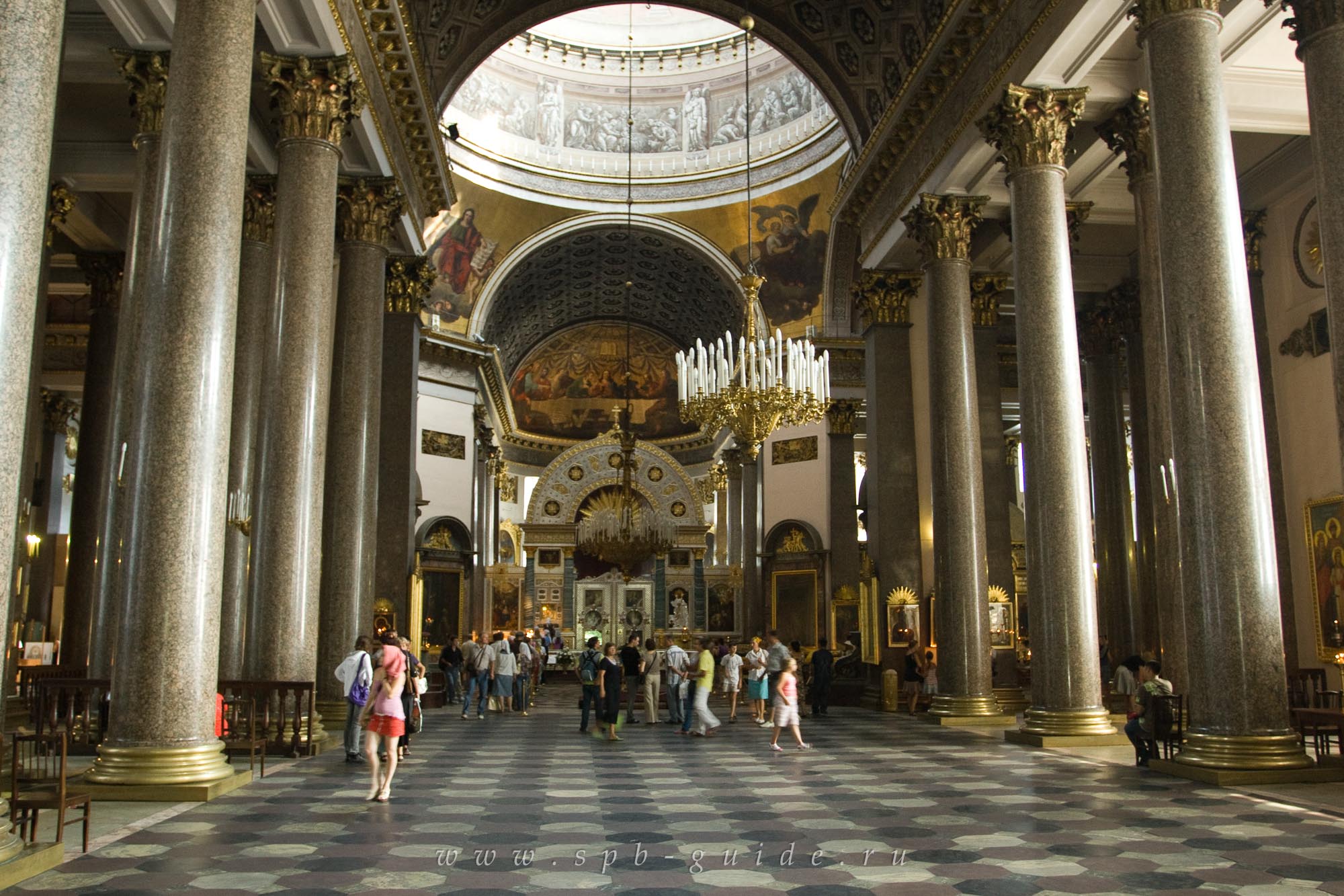 Казанский собор в Санкт-Петербурге, интерьер