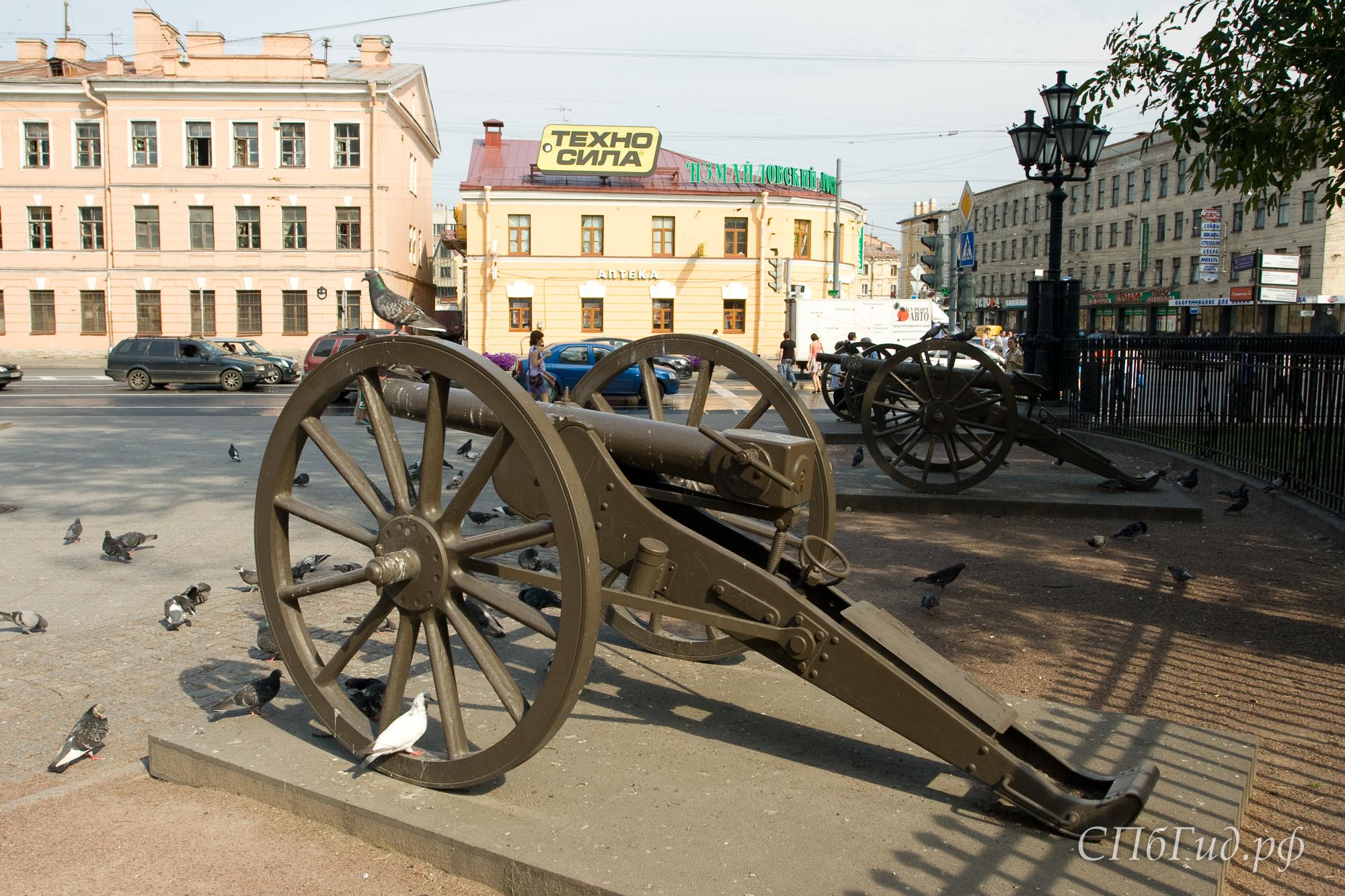 Троицкий собор в Санкт-Петербурге, пушки
