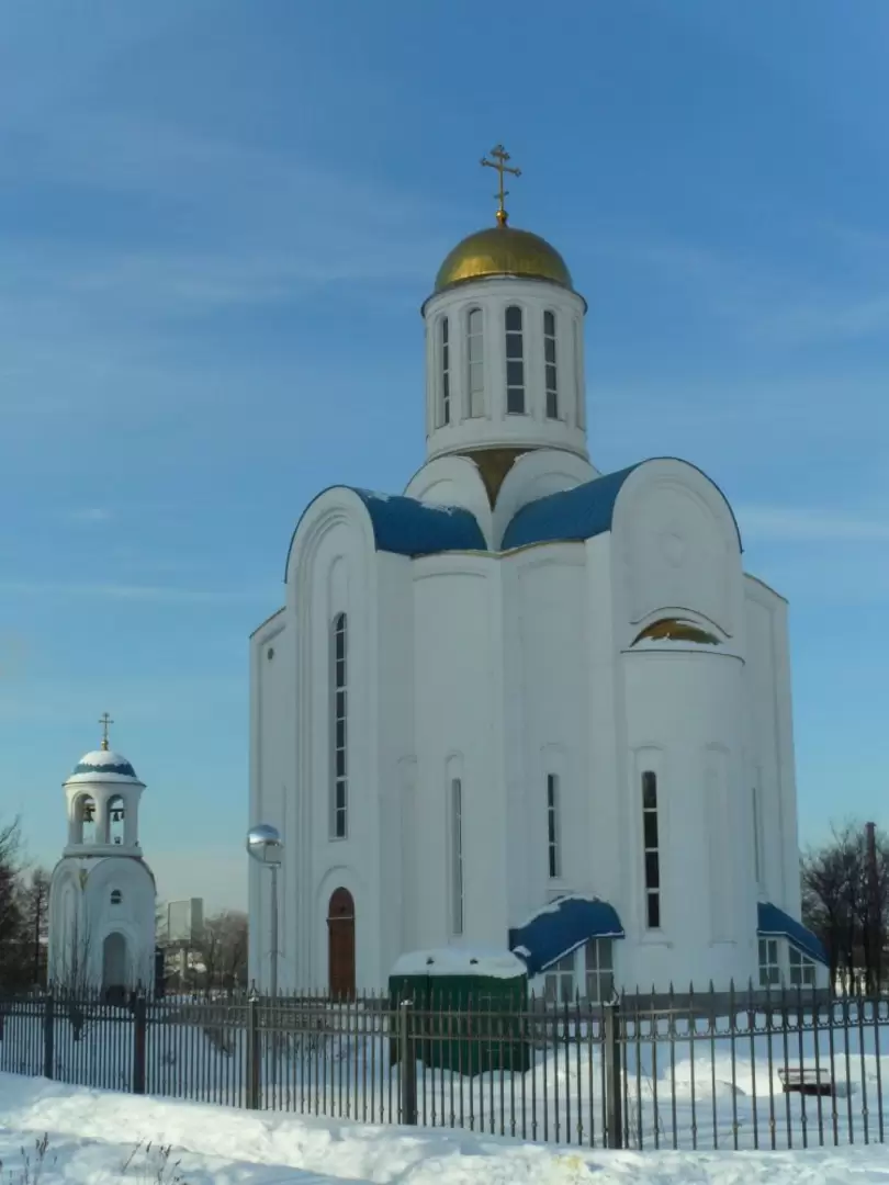 Храм Успения Пресвятой Богородицы — Блокадный храм на Малой Охте