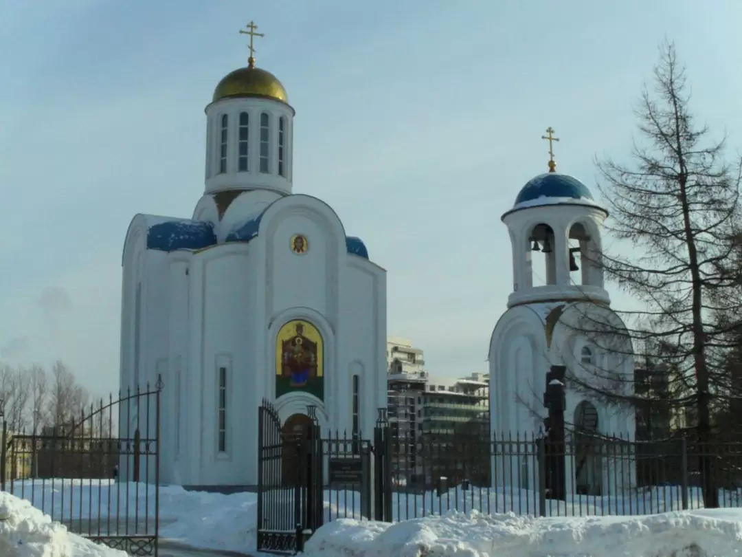 Храм Успения Пресвятой Богородицы — Блокадный храм на Малой Охте
